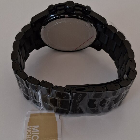 Michael Kors Men Michael Kors Watch MK8157 – Brand New in Box (Black)
